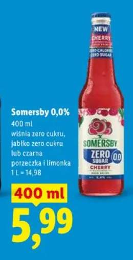 Piwo bezalkoholowe Somersby 0,0% jabłko zero cukru