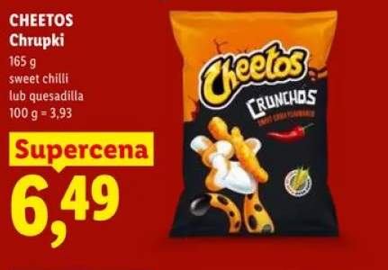 Chrupki CHEETOS sweet chilli
