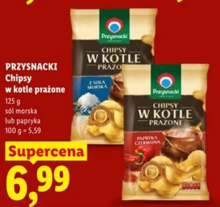 Chipsy PRZYSNACKI w kotle prażone papryka
