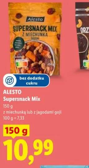 Supersnack Mix z jagodami goji Alesto
