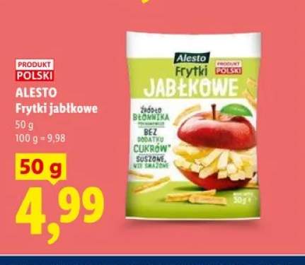 Frytki jabłkowe Alesto