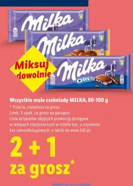 Małe czekolady Milka