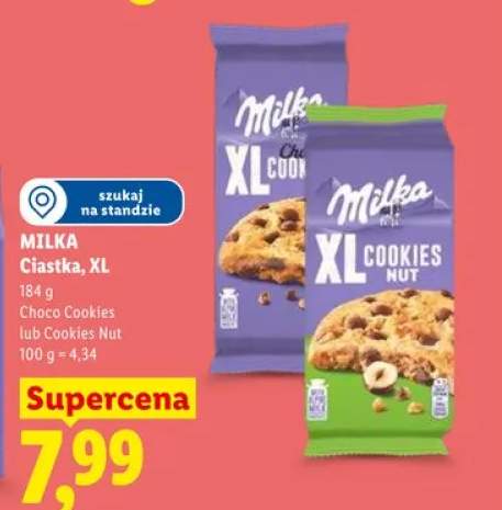 Ciastka XL Milka