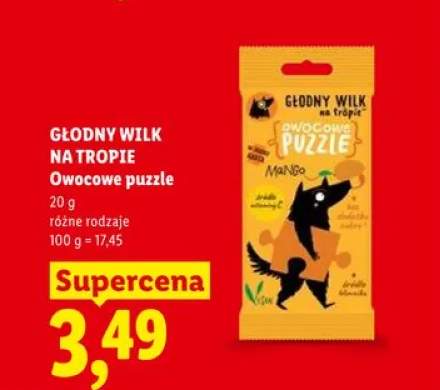 Owocowe puzzle Mango Głodny Wilk na tropie