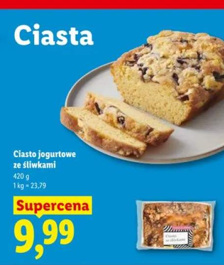 Ciasto jogurtowe ze śliwkami