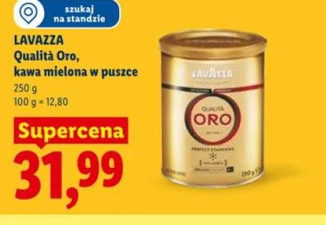 Kawa mielona w puszce LAVAZZA Qualità Oro