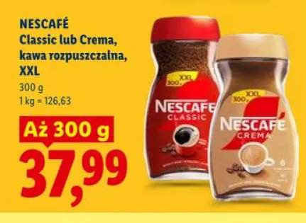 Kawa rozpuszczalna NESCAFÉ Classic XXL