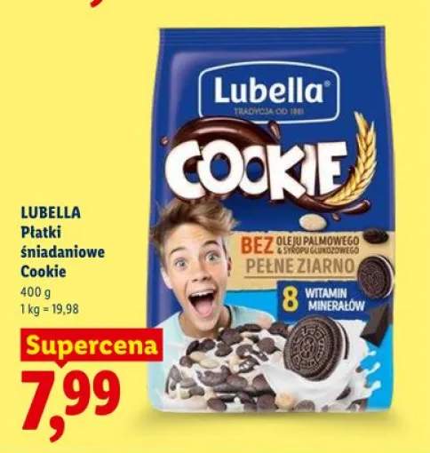 Płatki śniadaniowe Cookie Lubella
