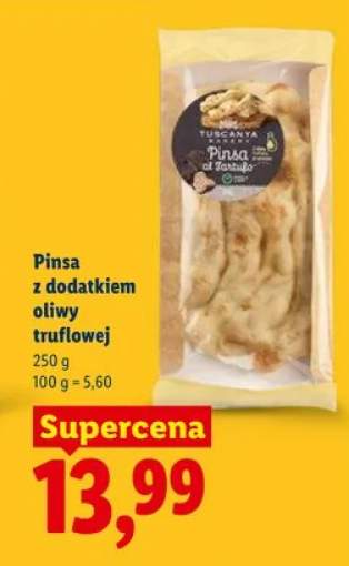 Pinsa z dodatkiem oliwy truflowej Tuscanya Bakery