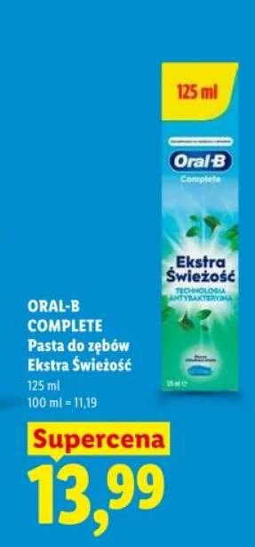 Pasta do zębów Oral-B Complete Ekstra Świeżość