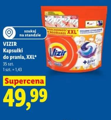 Kapsułki do prania Vizir XXL