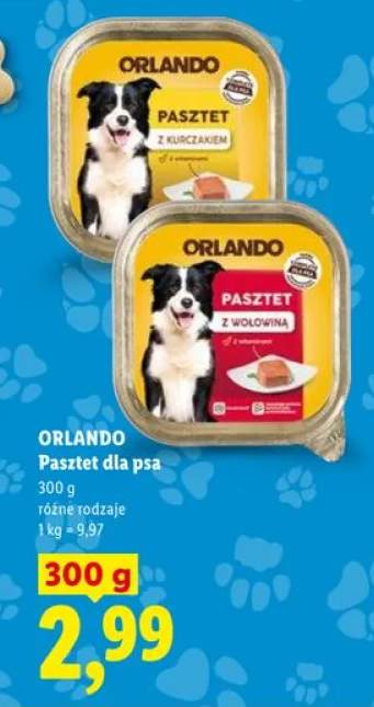 Pasztet dla psa Orlando