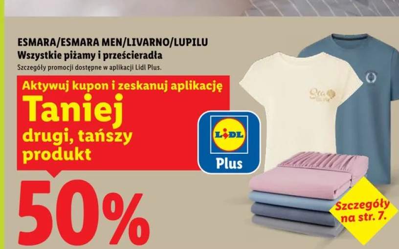 Piżama Esmara, Esmara Men, Livarno, Lupilu