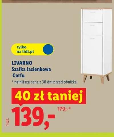 Szafka łazienkowa LIVARNO Corfu