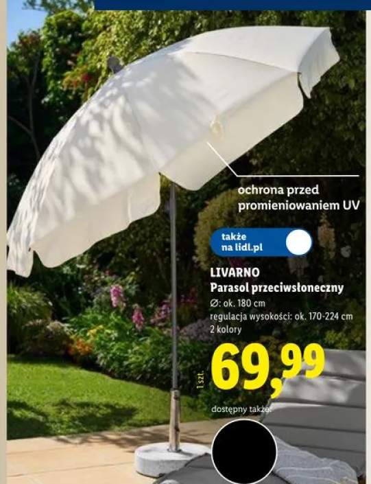 Parasol przeciwsłoneczny LIVARNO Ø: ok. 180cm