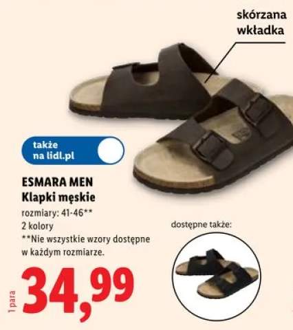 Klapki męskie ESMARA MEN
