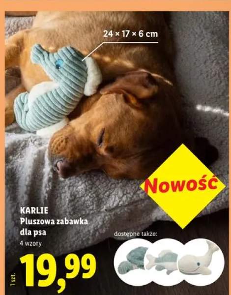 Pluszowa zabawka dla psa KARLIE