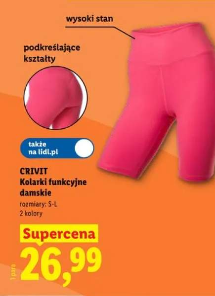 Kolarki funkcyjne damskie CRIVIT