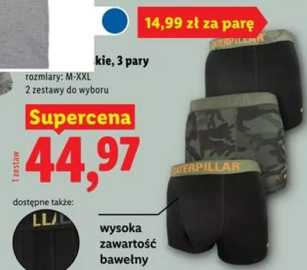 Bokserki męskie CATERPILLAR 3-pak