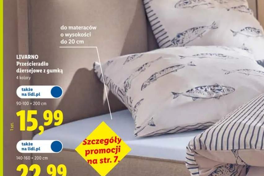 Prześcieradło dżersejowe z gumką LIVARNO 90-100x200cm
