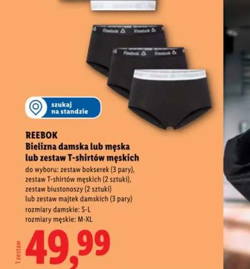 Majtki damskie Reebok 3-pak