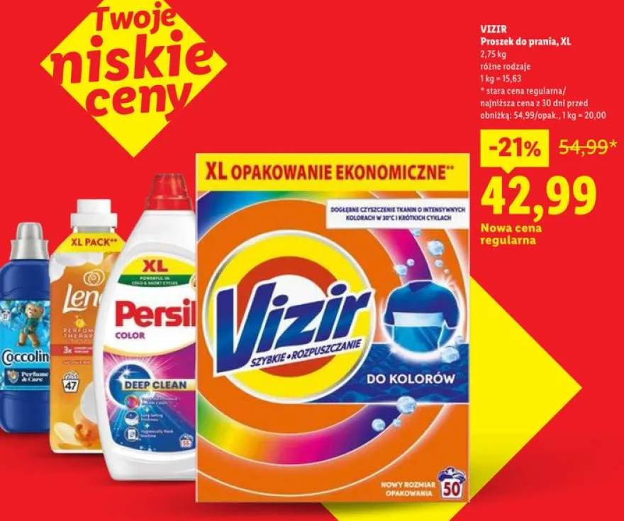 Proszek do prania Vizir XL