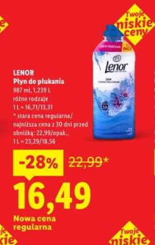 Płyn do płukania LENOR