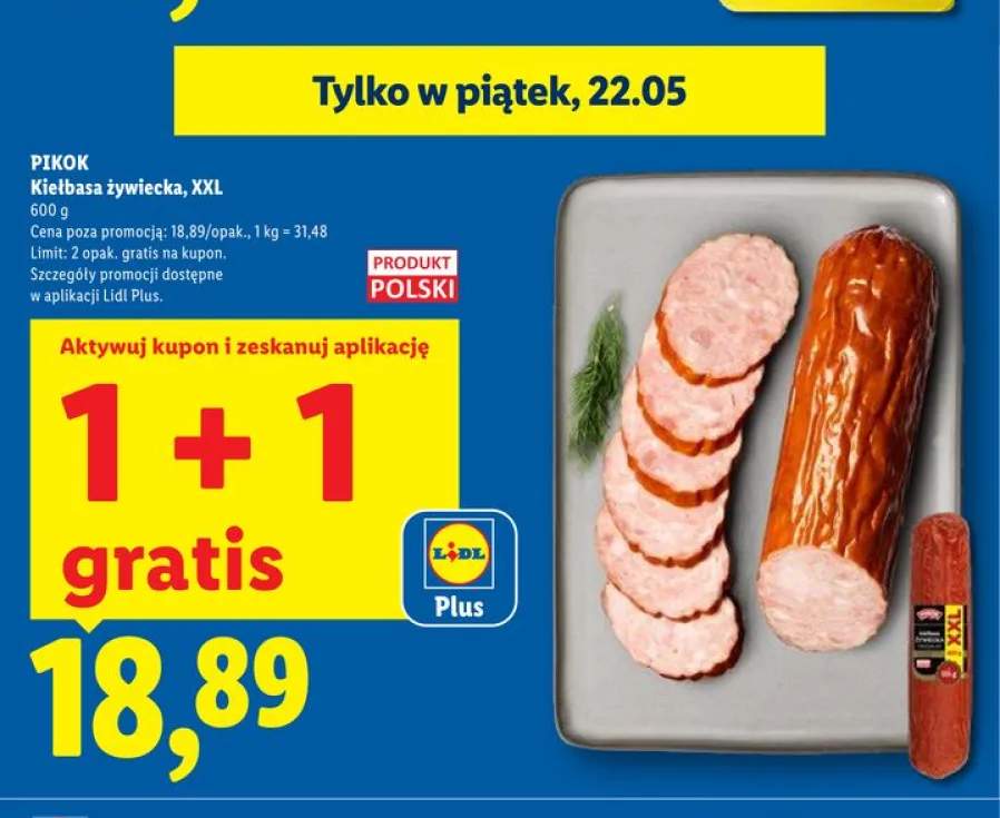 Kiełbasa żywiecka XXL Pikok