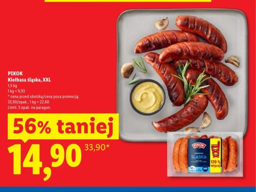Kiełbasa śląska XXL PIKOK