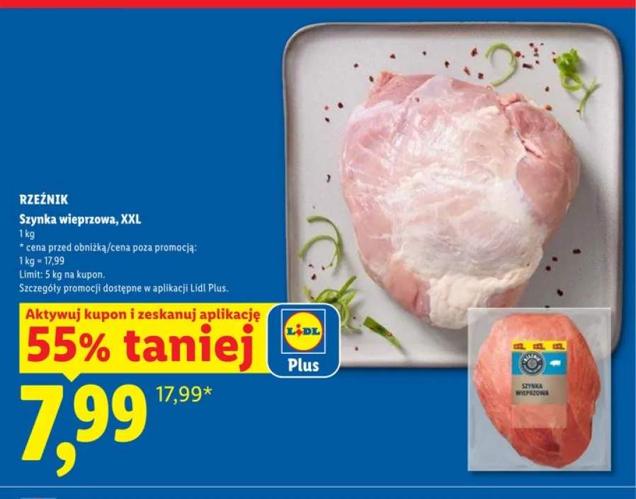 Szynka wieprzowa XXL RZEŹNIK