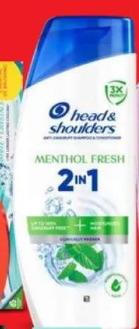 Szampon do włosów Head & Shoulders Menthol Fresh 2in1