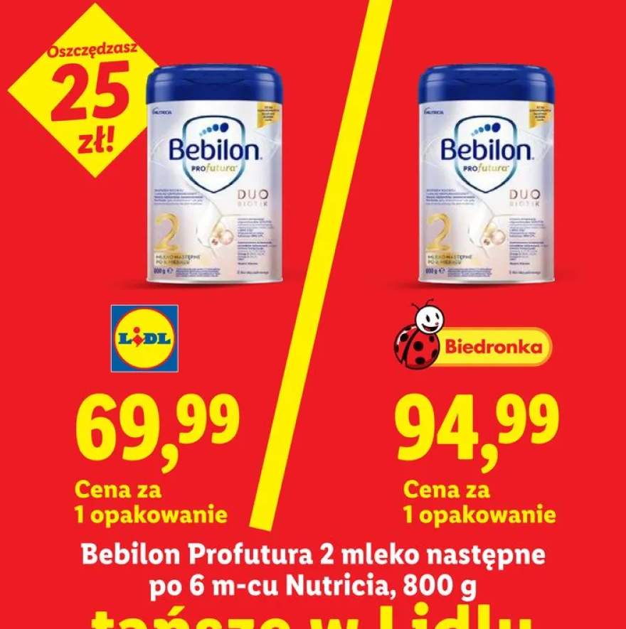 Mleko następne po 6m-cu Bebilon Profutura 2 Nutricia
