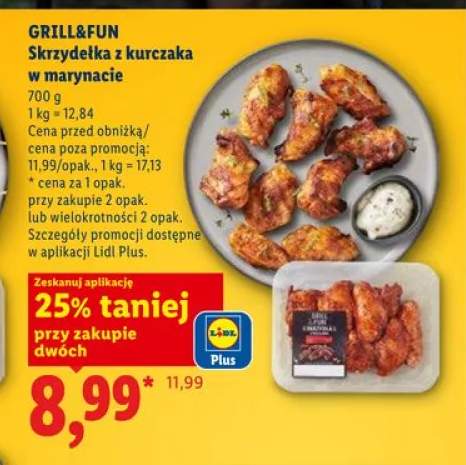 Skrzydełka z kurczaka w marynacie