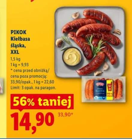 Kiełbasa śląska XXL PIKOK