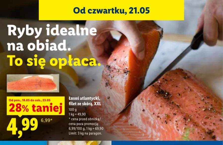 Łosoś atlantycki filet ze skórą XXL