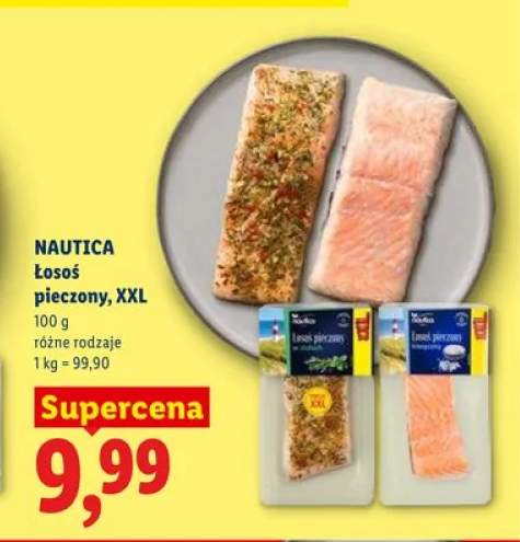 Łosoś pieczony w ziołach NAUTICA XXL