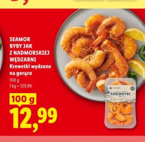 Krewetki wędzone na gorąco SEAMOR