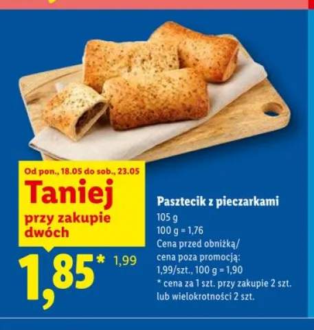 Pasztecik z pieczarkami