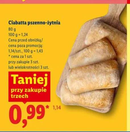 Ciabatta pszenno-żytnia
