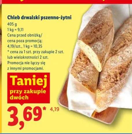 Chleb drwalski pszenno-żytni