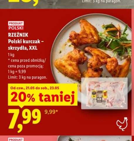 Polski kurczak skrzydła XXL Rzeźnik