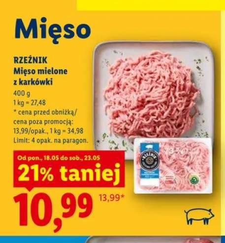 Mięso mielone z karkówki Rzeźnik