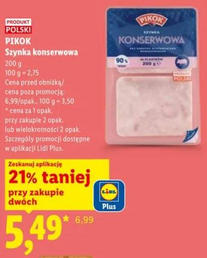 Szynka konserwowa PIKOK