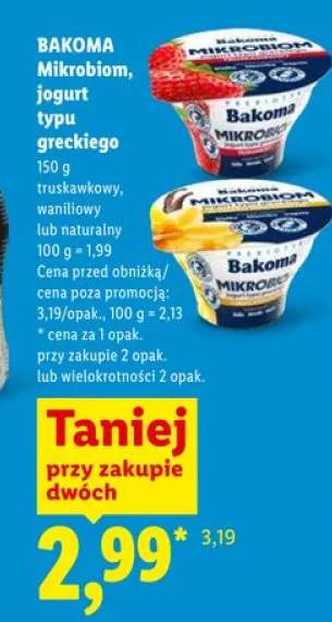 Jogurt typu greckiego Bakoma Mikrobiom