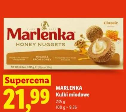 Kulki miodowe MARLENKA