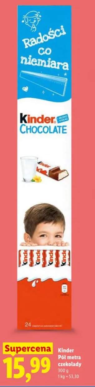Czekolada Kinder Pół metra czekolady
