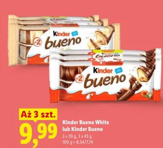 Baton Kinder Bueno 3-pak 43g