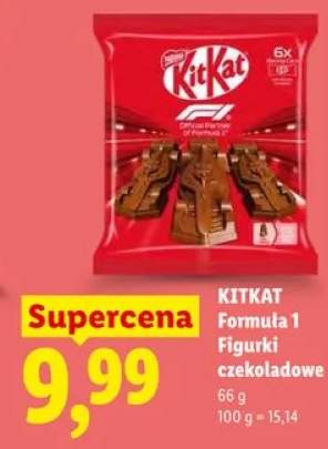 Figurki czekoladowe KITKAT Formuła 1