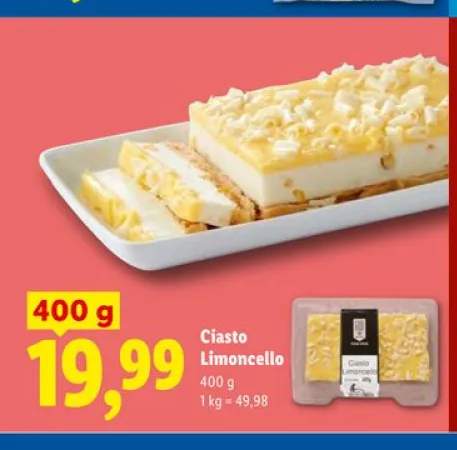 Ciasto Limoncello