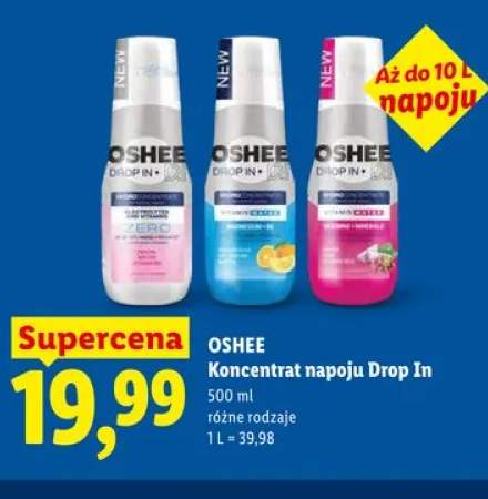 Koncentrat napoju OSHEE Drop In Vitamins + Minerals